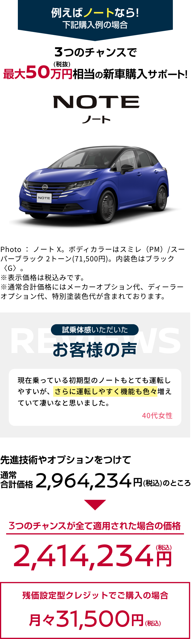 NOTE 日産ノート