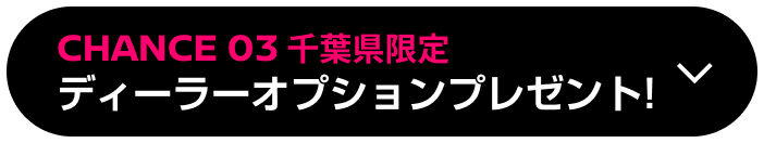 CHANCE03 千葉県限定ディーラーオプションプレゼント！