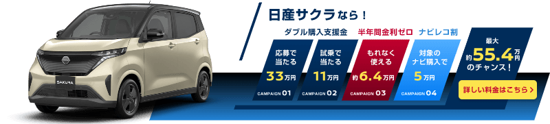 抽選で！ダブル購入支援金！＆もれなく！金利ゼロ トリプルキャンペーン！！