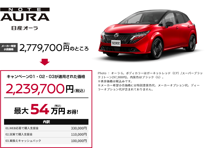 日産オーラ