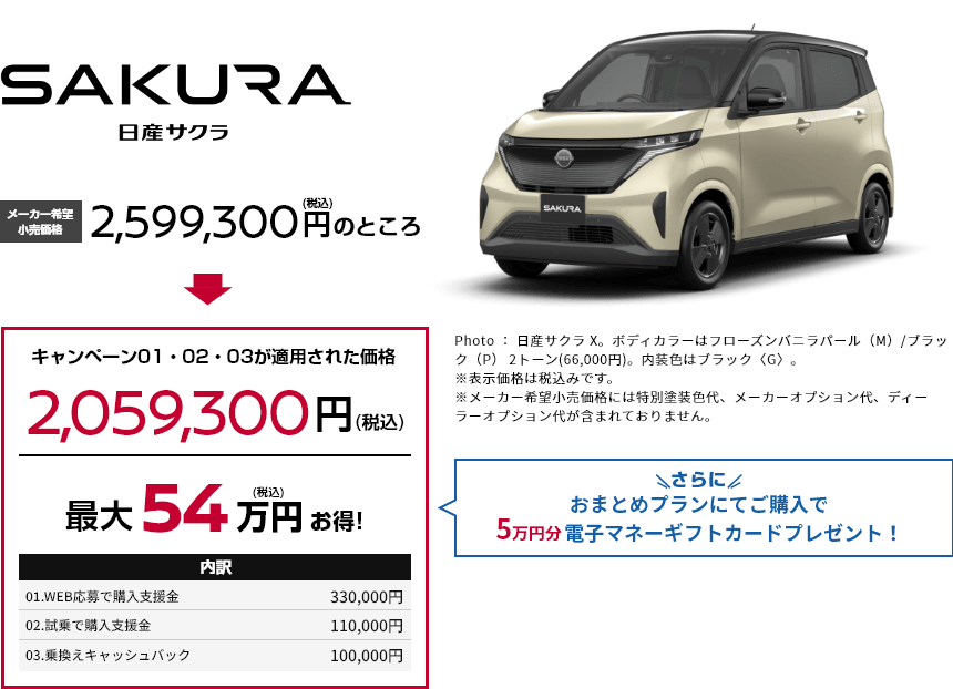 日産サクラ