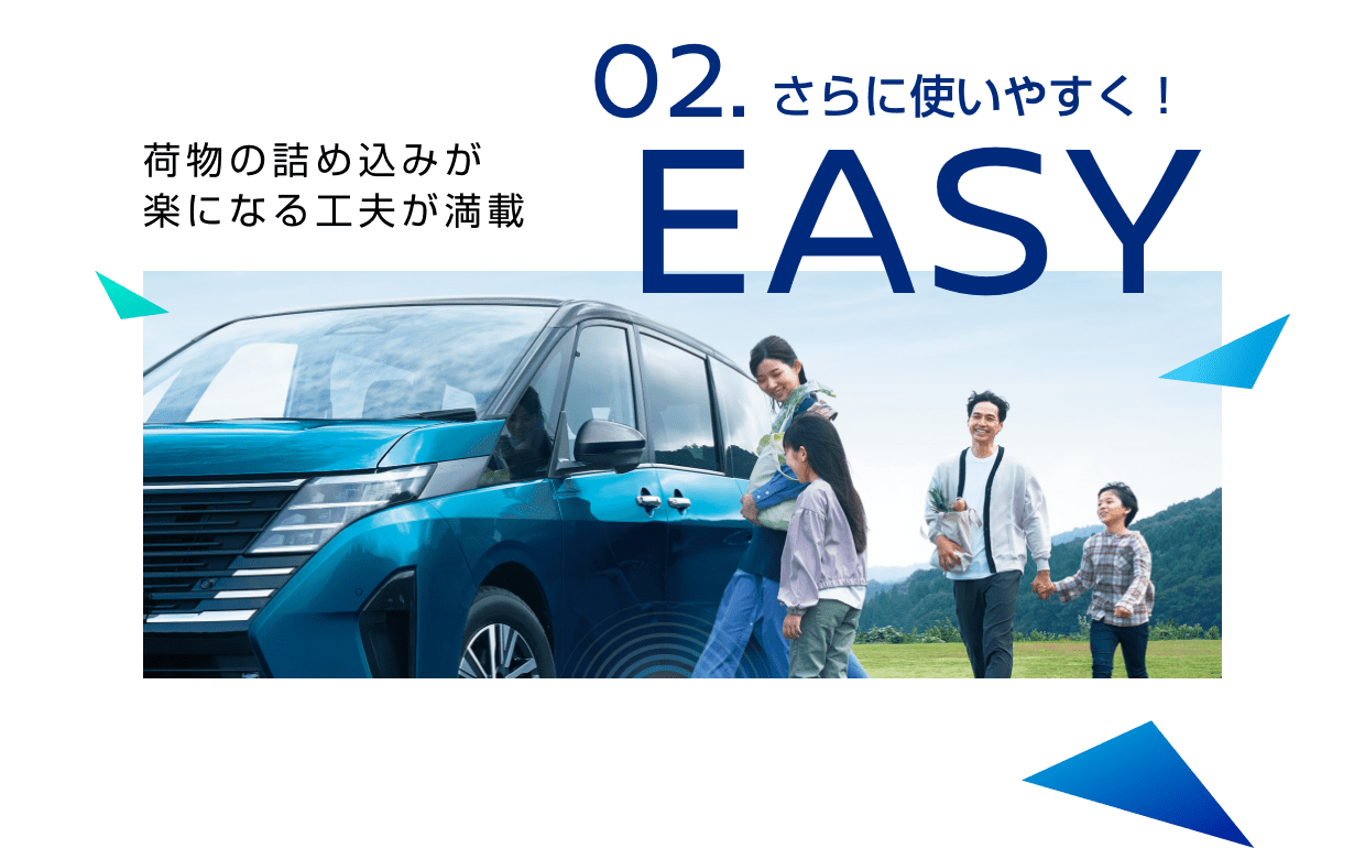 02.EASY さらに使いやすく!