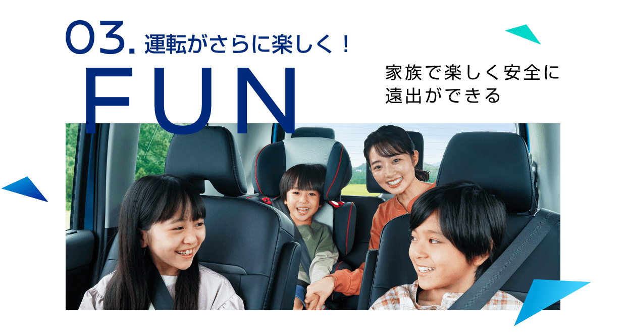 03.FUN 運転がさらに楽しく!