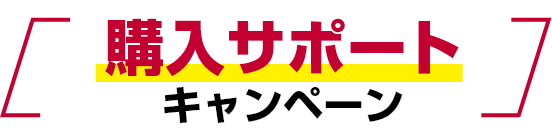購入サポートキャンペーン