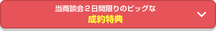 当商談会2日間限りのビッグな成約特典