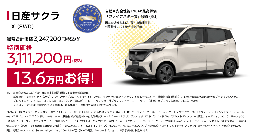 日産サクラ