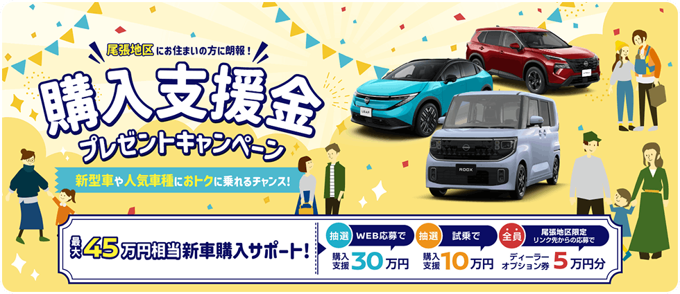 購入支援金プレゼントキャンペーン