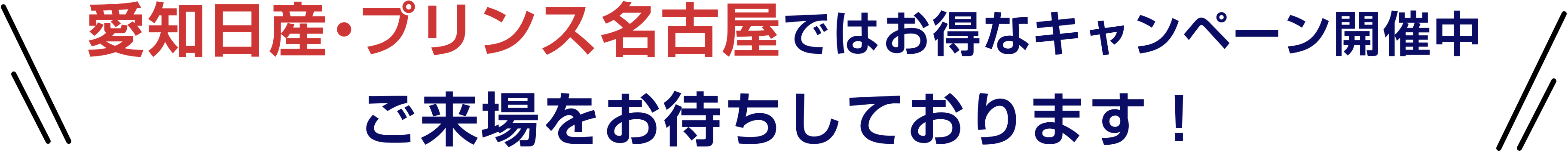 愛知日産・プリンス名古屋ではお得なキャンペーン開催中 ご来場をお待ちしております！