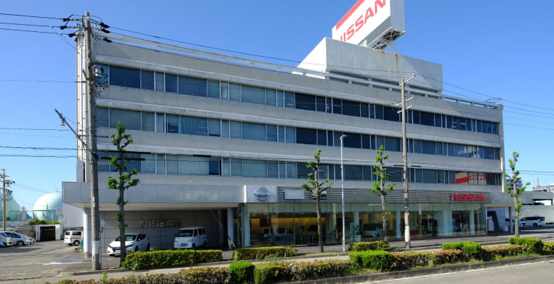 日産愛知販売株式会社の外観