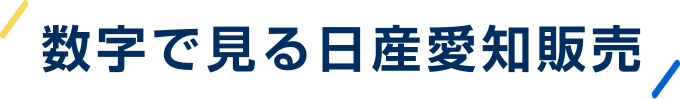 数字で見る日産愛知販売