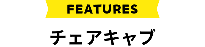 FEATURES チェアキャブ