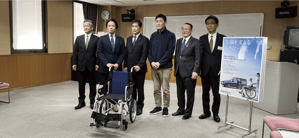 車いすの寄贈活動報告