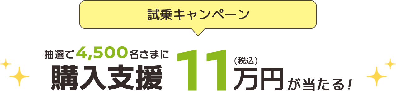 11万円が当たる！