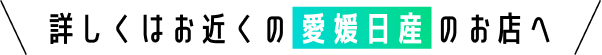 詳しくはお近くの愛媛日産のお店へ
