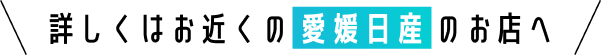 詳しくはお近くの愛媛日産のお店へ