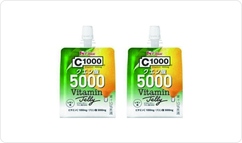 ３等 ハウス食品「C1000 ビタミンゼリークエン酸 5000 180gパウチ」×2個セット