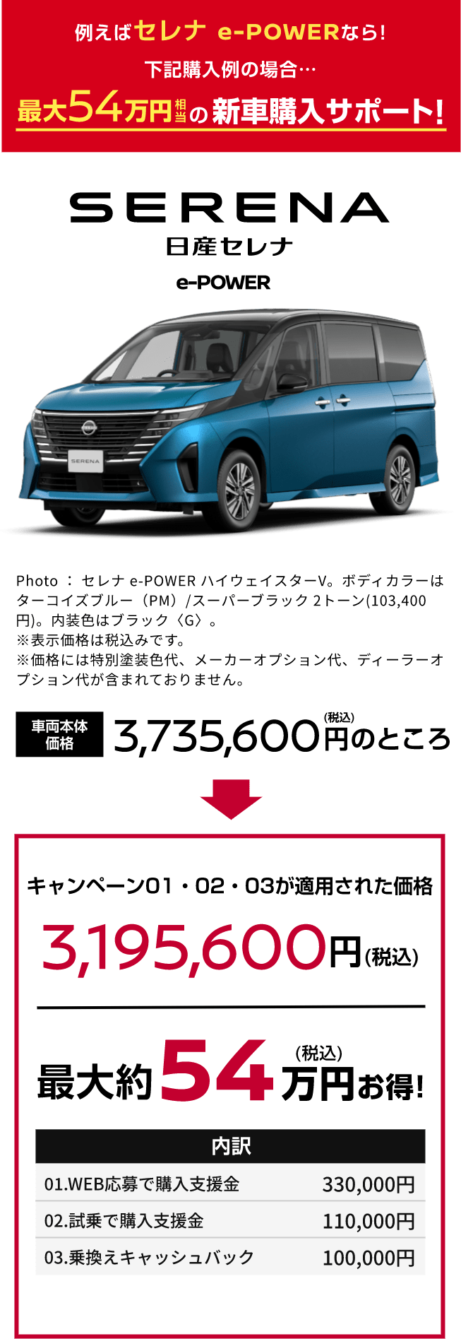 日産セレナ (e-POWER)