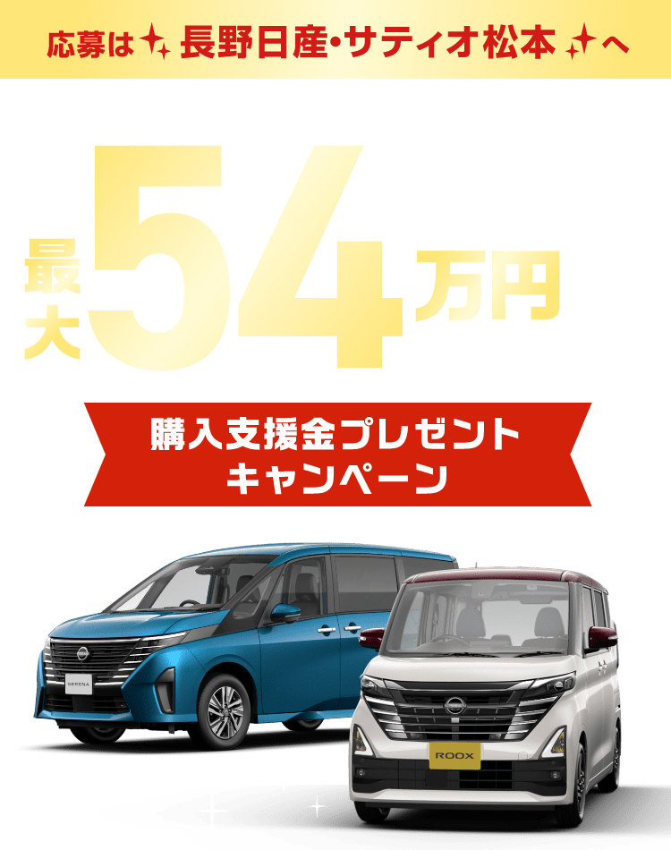 WEB応募で購入支援30万円（抽選）・試乗で購入支援10万円（抽選）が当たるチャンス！