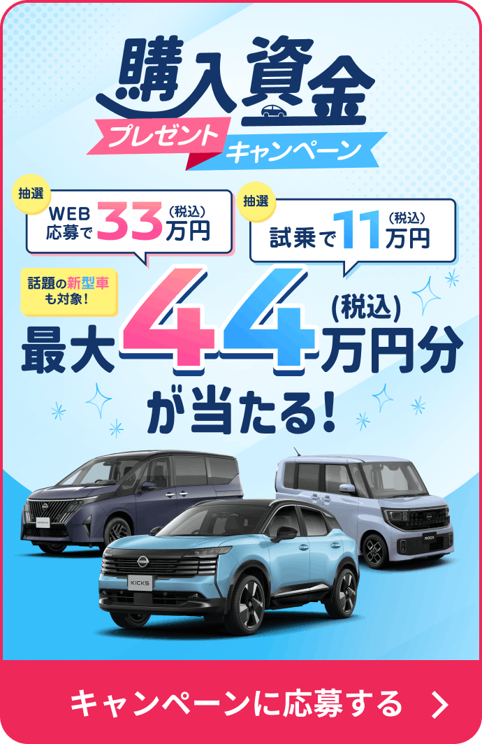 購入資金プレゼントキャンペーン キャンペーンに応募する