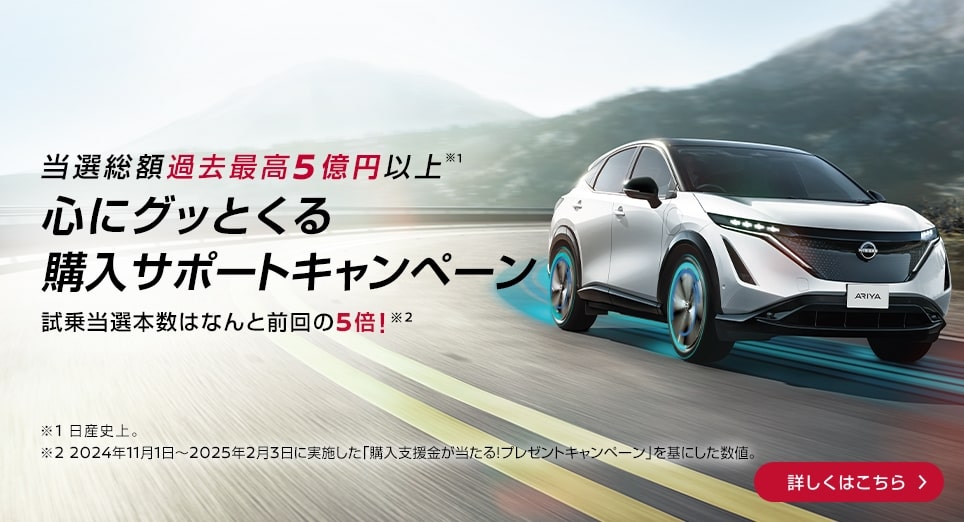 心にグッとくる購入サポートキャンペーン 詳しくはこちら