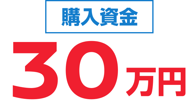 購入資金30万円
