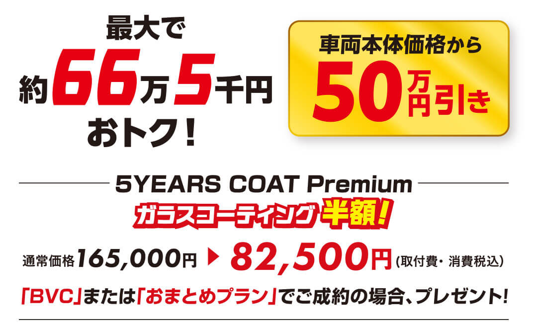 最大で約66万5千円おトク！