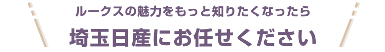 ルークスの魅力をもっと知りたくなったら埼玉日産にお任せください