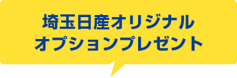 埼玉日産オリジナルオプションプレゼント