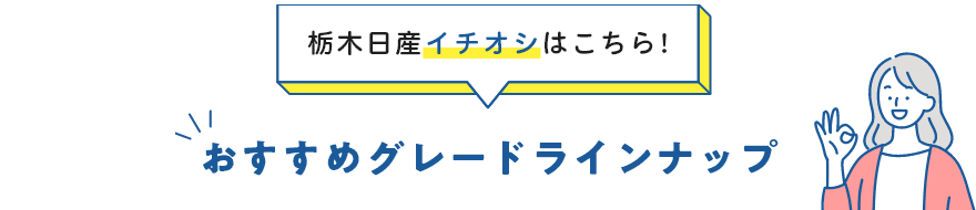 栃木日産イチオシはこちら!おすすめグレードラインナップ