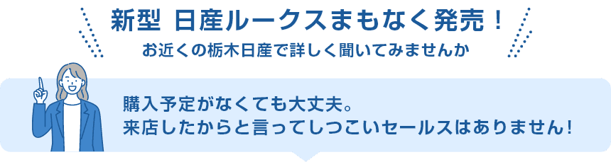 新型 日産ルークスまもなく発売！お近くの栃木日産で詳しく聞いてみませんか