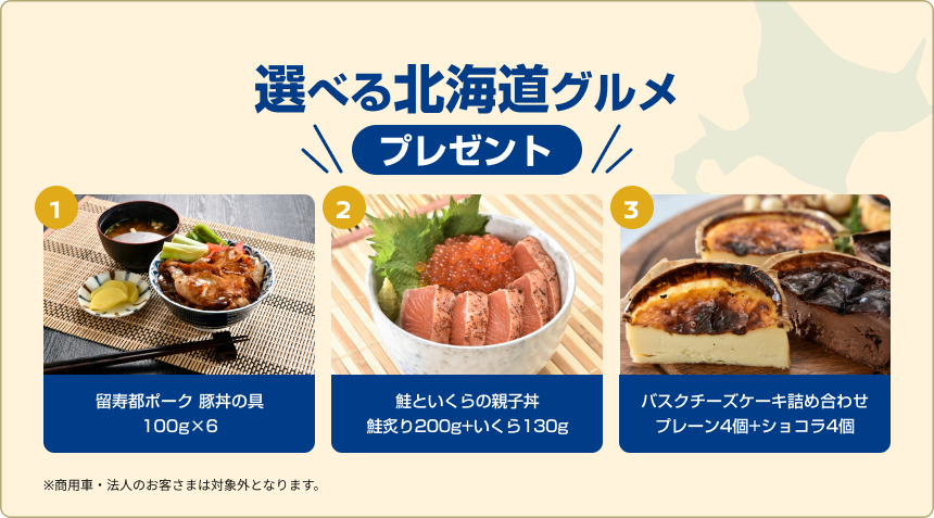 選べる北海道グルメプレゼント