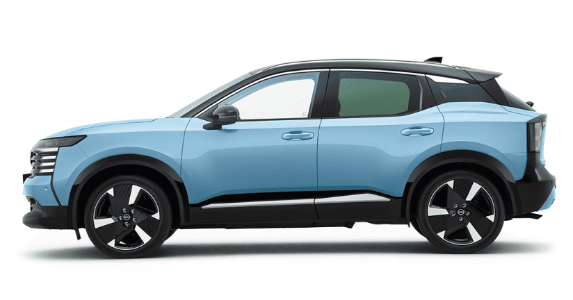 新型 日産キックスのサイドスタイル