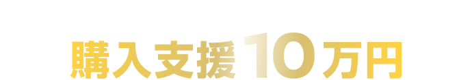 試乗キャンペーン概要 購入支援10万円