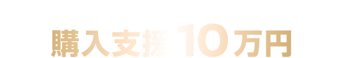 試乗キャンペーン概要 購入支援10万円