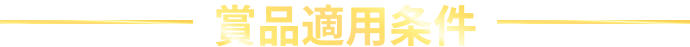 賞品適用条件