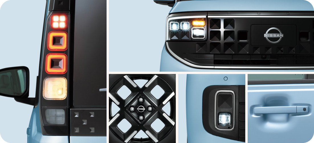 ドアやライト、ホイールも。優しい“かどまる四角”が見るたびに「好き」になる。