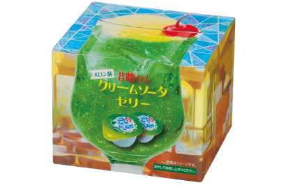 昔懐かしクリームソーダゼリー