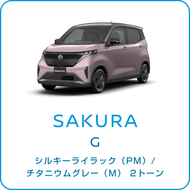 SAKURA G シルキーライラック(PM)/チタニウムグレー(M) 2トーン