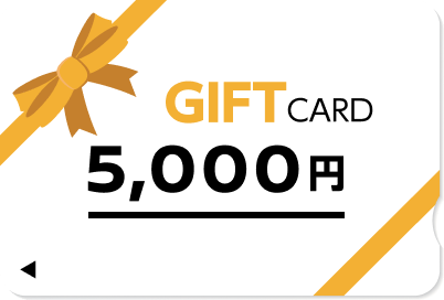 GIFT CARD 5,000円
