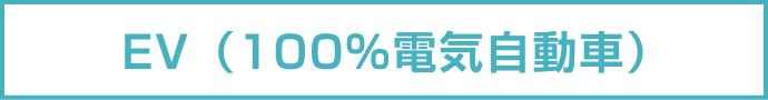 EV（100%電気自動車）
