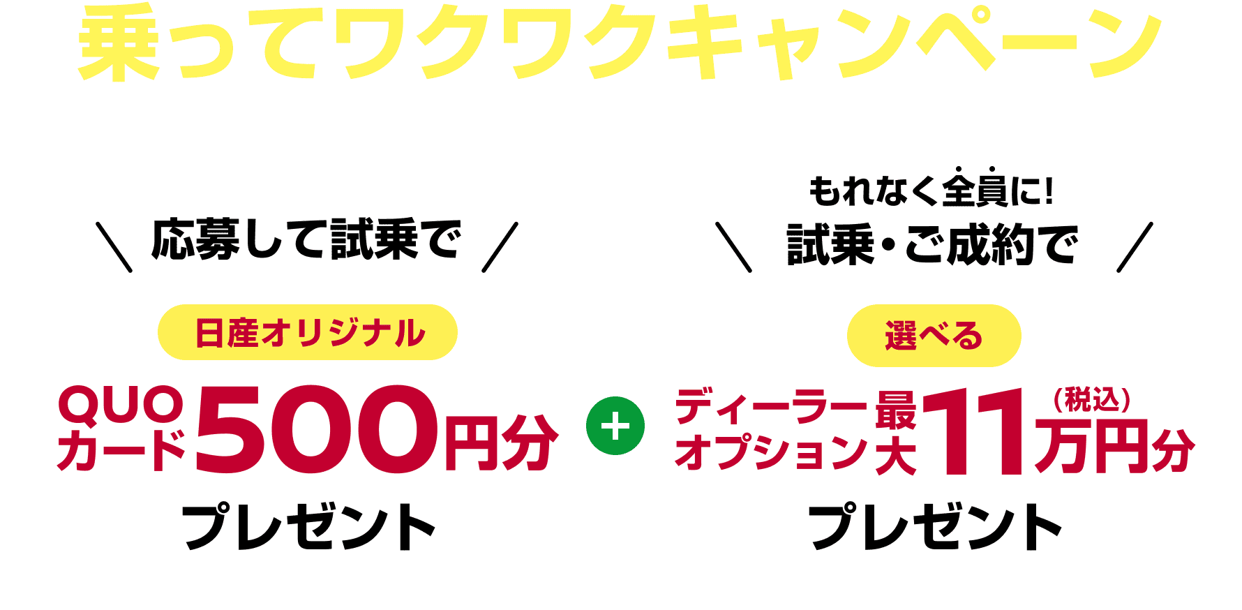 乗ってワクワクキャンペーン