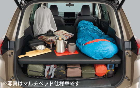 日産エクストレイルの荷室 ※写真はマルチベッド仕様車です