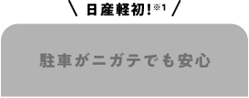日産軽初！駐車がニガテでも安心