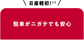 日産軽初！駐車がニガテでも安心