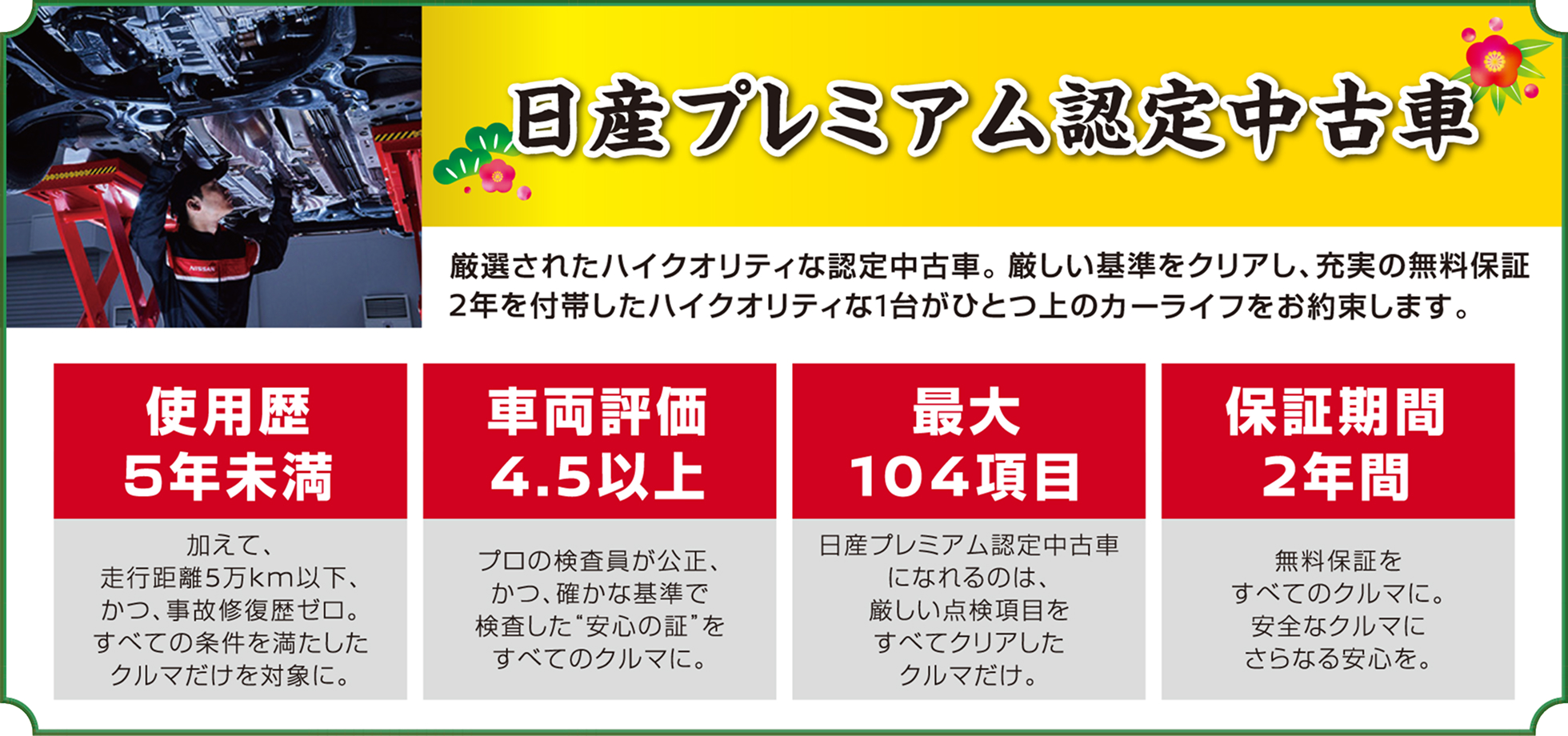 日産プレミアム認定中古車