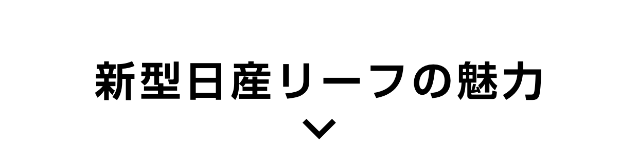 新型日産リーフの魅力