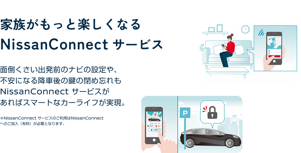 03 家族がもっと楽しくなるNissanConnect サービス