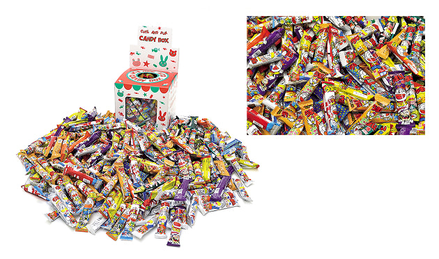 お子様には、うまい棒つかみ取りをプレゼント!