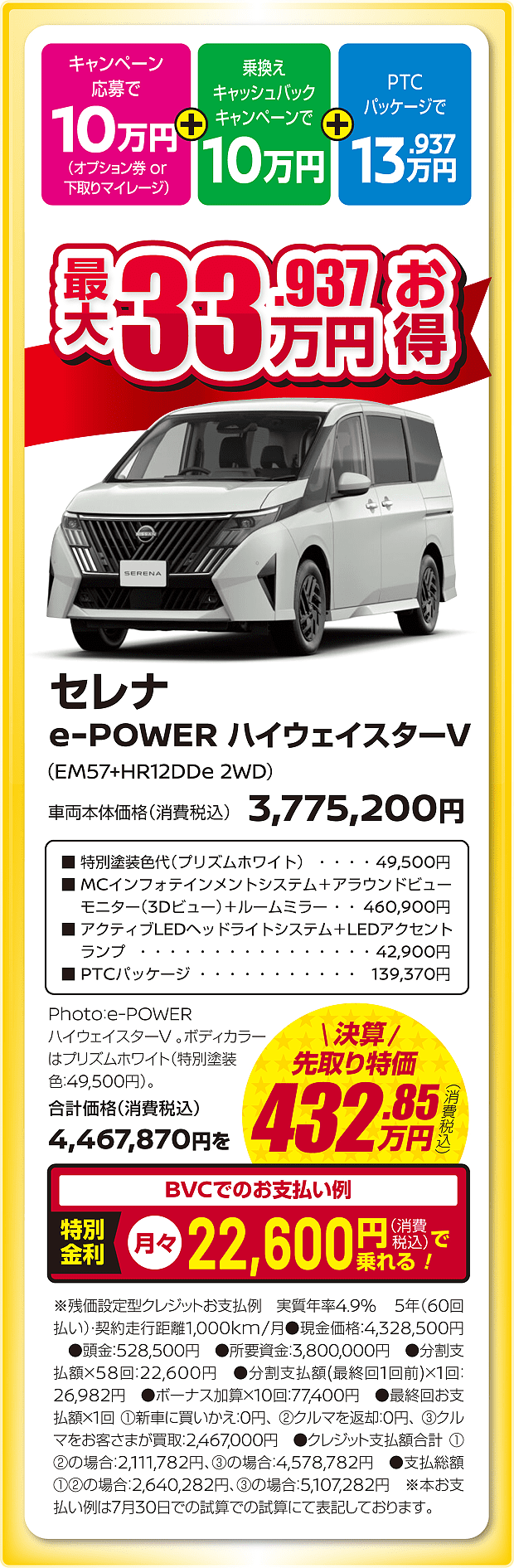 セレナ e-POWER ハイウェイスターV