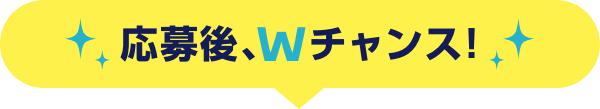 応募後、Wチャンス